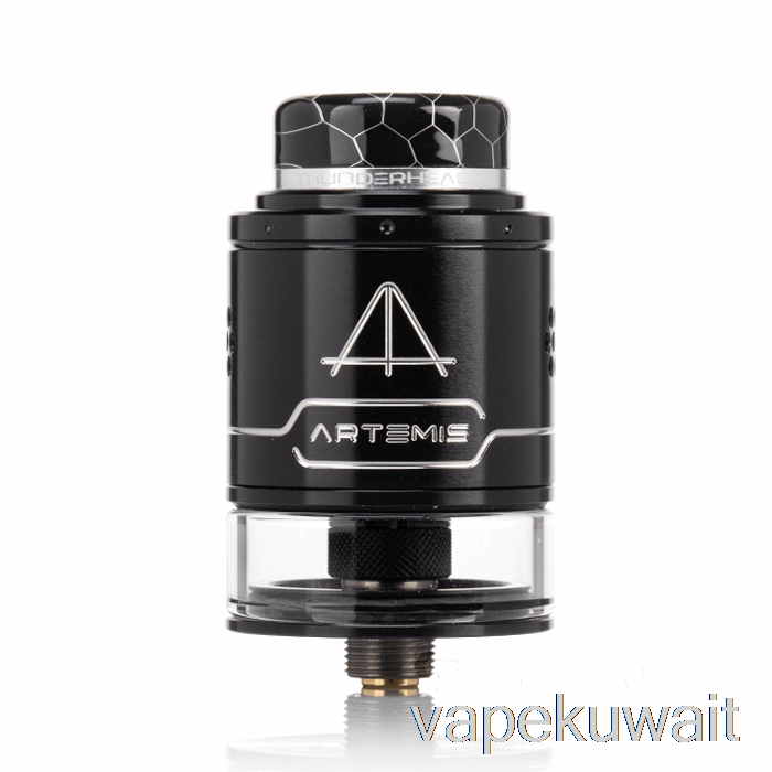Thunderhead Creations Artemis V1.5 24mm BF RDTA Silver Black Vape الكويت